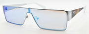 1-GUESS x J Balvin GU8206 10X Shield Sunglasses Shiny Nickeltin / Mirror Blue-889214081667-IKSpecs