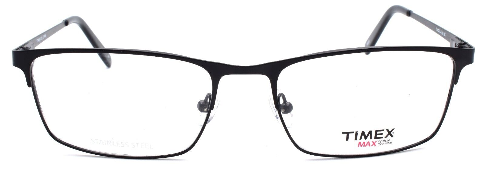 2-Timex 2:37 PM Men's Eyeglasses Frames 56-18-140 Black-715317197106-IKSpecs