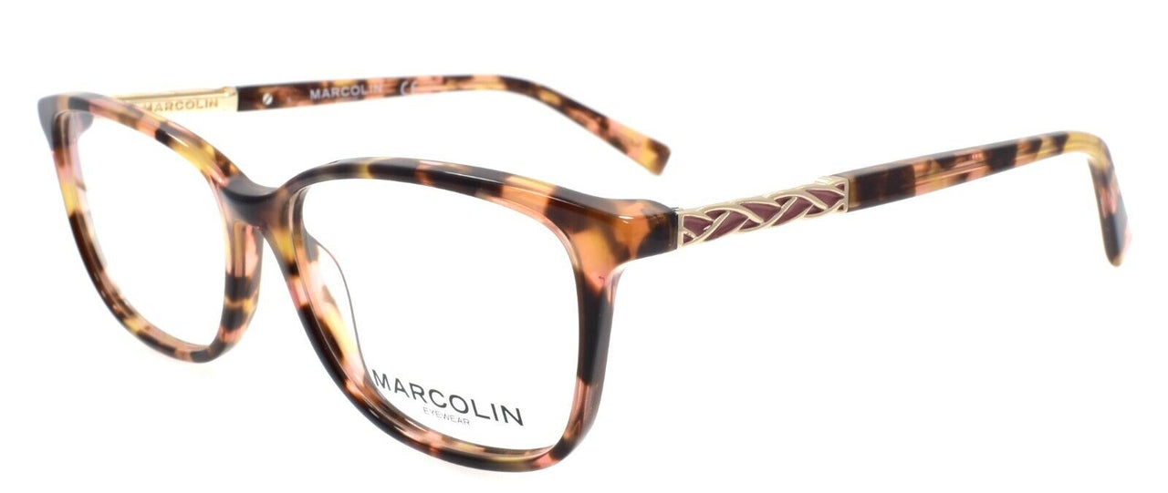 Marcolin MA5027 053 Women's Eyeglasses Frames 53-14-140 Blonde Havana