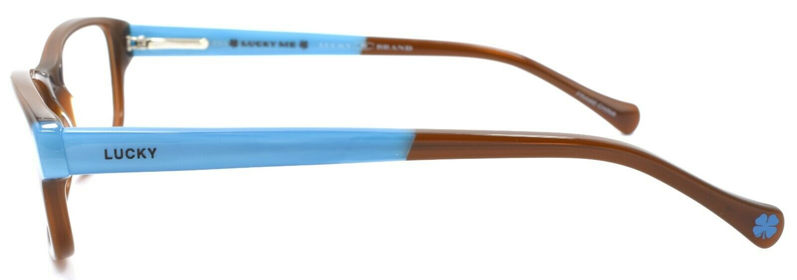 3-LUCKY BRAND Favorite Kids Eyeglasses Frames 49-16-130 Brown + CASE-751286228106-IKSpecs