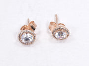 5-Genuine Pandora Round Sparkle Halo Stud Earrings 14k Rose Gold Plated 286272CZ-5700302593815-IKSpecs