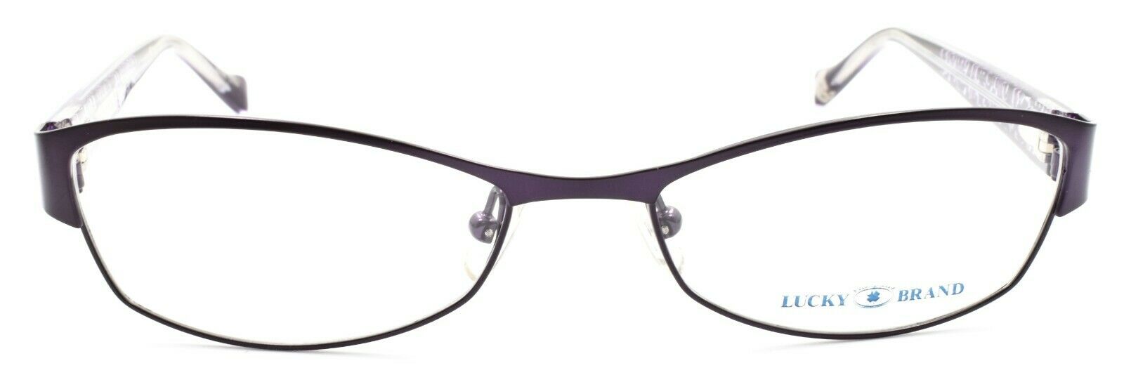 2-LUCKY BRAND Delilah Women's Eyeglasses Frames 52-16-135 Purple + CASE-751286205350-IKSpecs