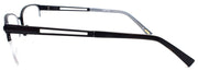 3-Timex L069 Men's Eyeglasses Frames Half-rim LARGE 58-17-150 Black-715317090193-IKSpecs