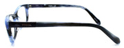 3-Fossil FOS 6049 1F0 Women's Eyeglasses Frames 51-16-135 Striated Blue-716737697825-IKSpecs