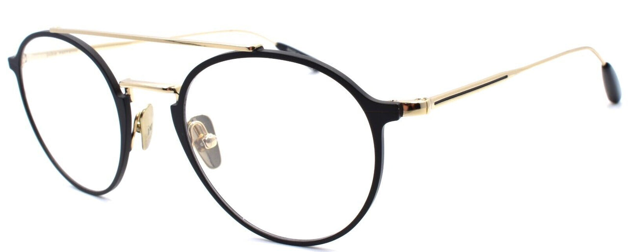 1-John Varvatos V174 Men's Eyeglasses Frames Aviator 50-22-145 Black / Gold Japan-751286330212-IKSpecs