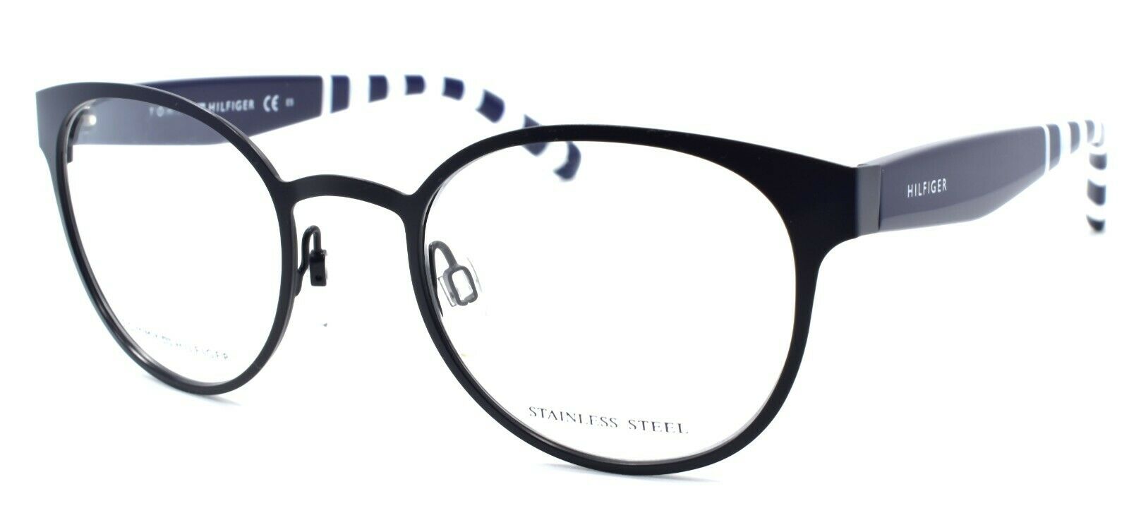 1-TOMMY HILFIGER TH 1484 PJP Women's Eyeglasses Frames 49-21-140 Dark Blue-762753621344-IKSpecs