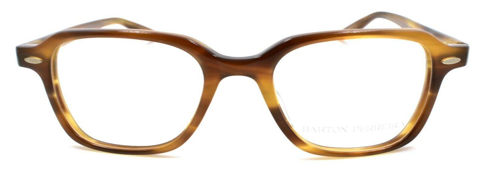 2-Barton Perreira Carlton UMT Unisex Eyeglasses Frames 48-19-138 Umber Tortoise-672263037750-IKSpecs
