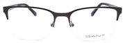 2-GANT GA3202 009 Men's Eyeglasses Frames Half-rim 55-18-140 Matte Gunmetal-889214107206-IKSpecs
