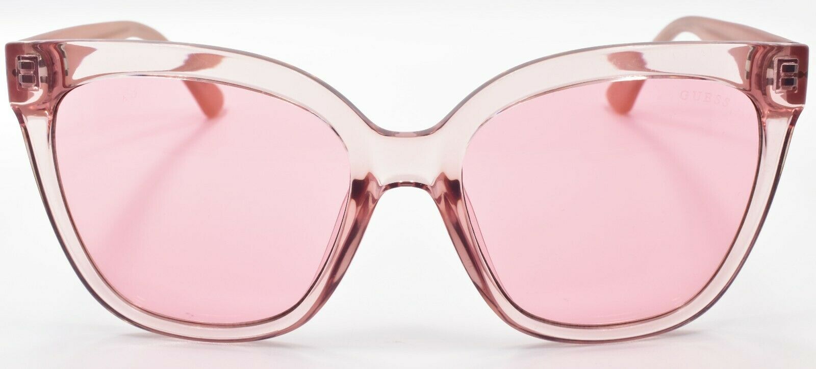 2-GUESS GU7612 74S Women's Sunglasses 55-18-145 Crystal Pink / Bordeaux-889214044938-IKSpecs