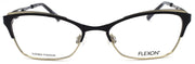 2-Flexon W3000 001 Women's Eyeglasses Frames Black 51-17-135 Titanium Bridge-883900202817-IKSpecs