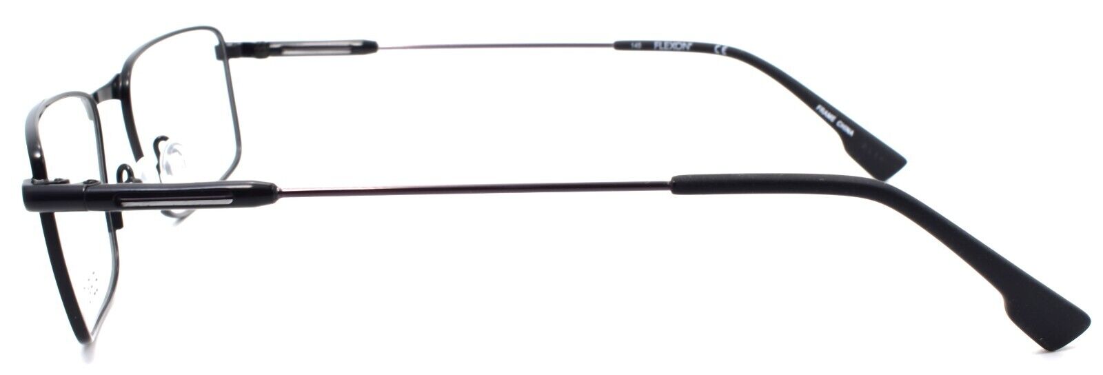 3-Flexon E1123 001 Men's Eyeglasses Frames Black 53-19-145 Flexible Titanium-883900206556-IKSpecs