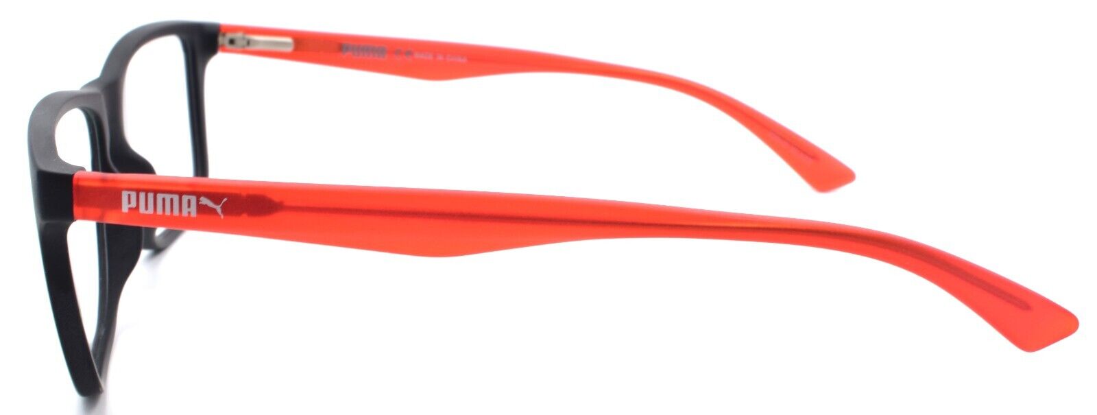 3-PUMA PE0034O 005 Unisex Eyeglasses Frames 56-16-145 Black / Red-889652119618-IKSpecs