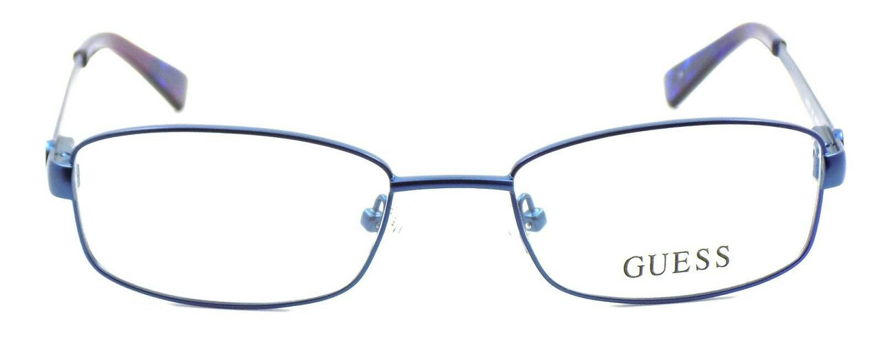 2-GUESS GU2524 091 Women's Eyeglasses Frames Petite 49-18-135 Matte Blue-664689743803-IKSpecs