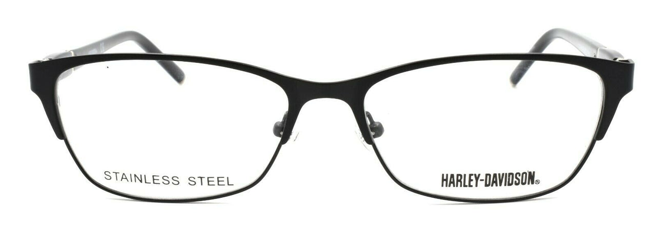 2-Harley Davidson HD0538 002 Women's Eyeglasses Frames 55-16-140 Black + CASE-664689889105-IKSpecs