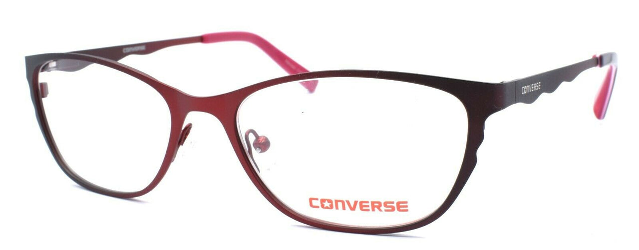 CONVERSE K200 Kids Girls Eyeglasses Frames 50-16-135 Burgundy + CASE