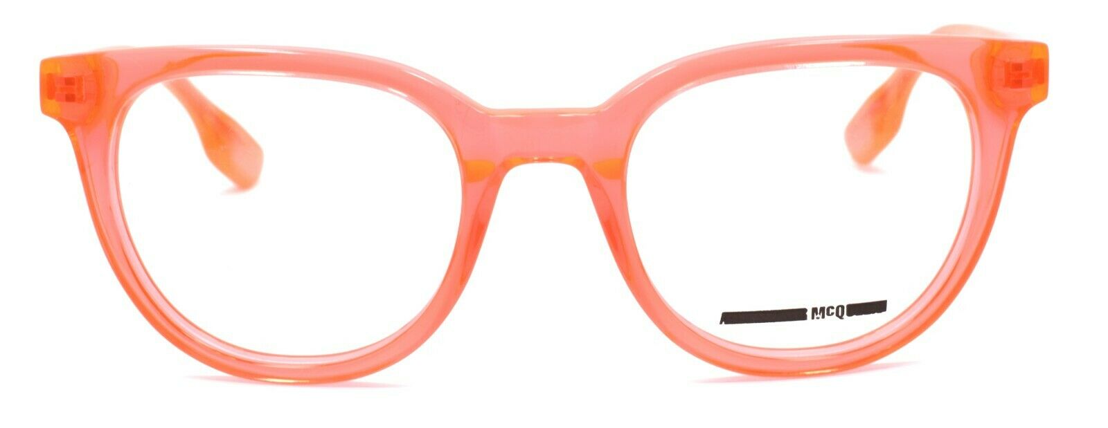 2-McQ Alexander McQueen MQ0030O 003 Women's Glasses 49-21-140 Fluorescent Orange-889652011363-IKSpecs