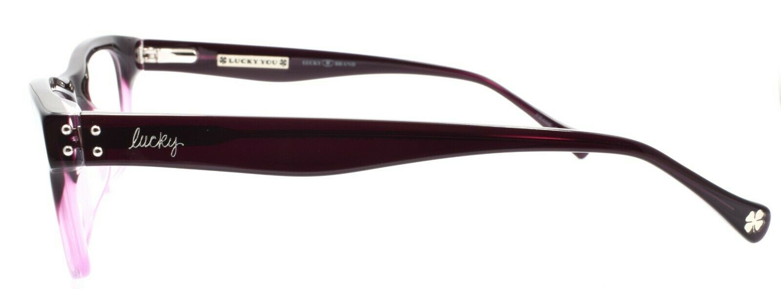 3-LUCKY BRAND Tropic UF Women's Eyeglasses Frames 52-20-140 Purple Gradient + CASE-751286248210-IKSpecs