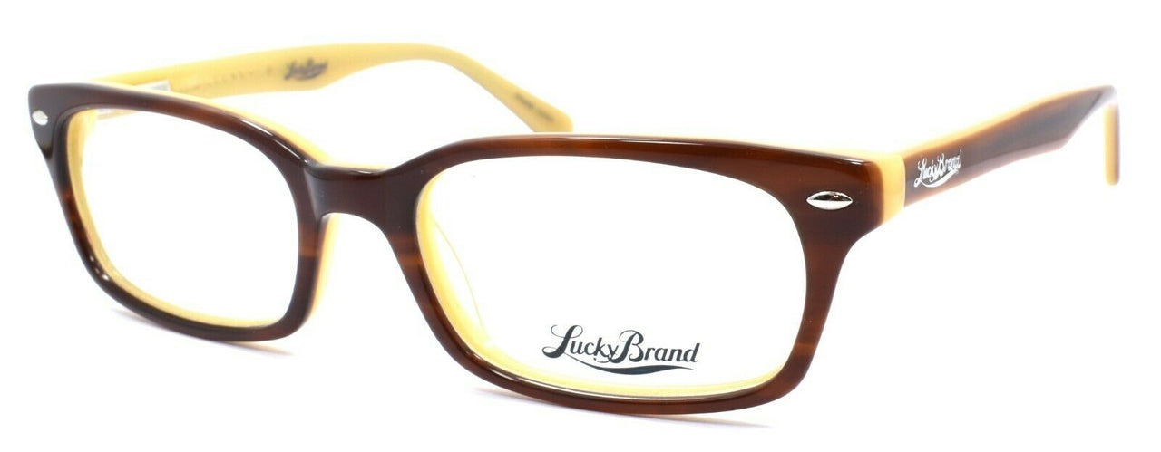 1-LUCKY BRAND Wonder Kids Eyeglasses Frames 49-17-130 Brown + CASE-751286263916-IKSpecs