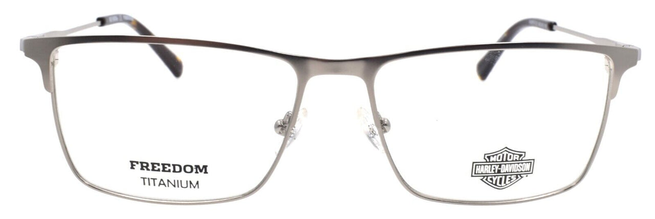 Harley Davidson HD9018 011 Men's Eyeglasses Frames Titanium 56-16-145 Nickeltin