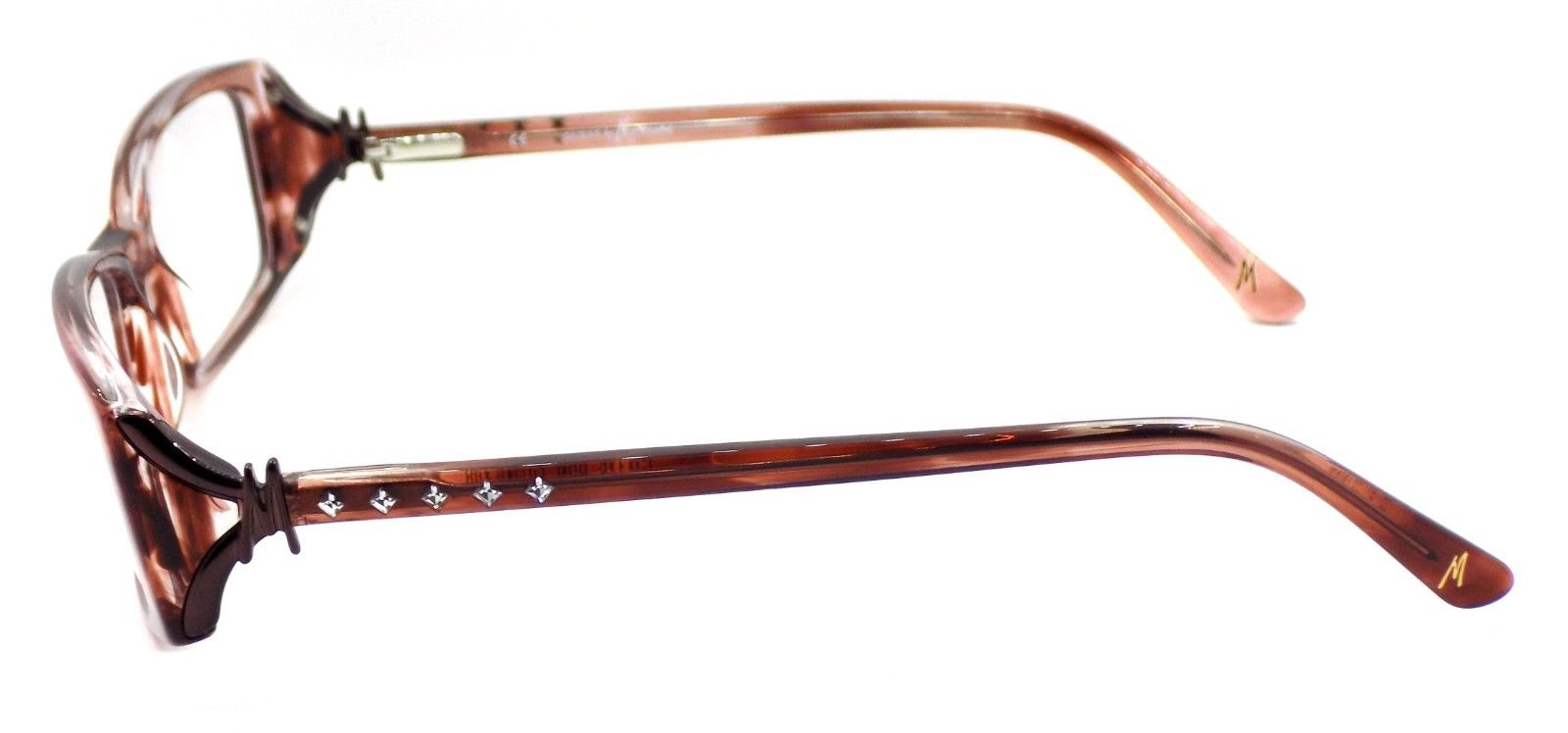 3-GUESS by Marciano GM146 BRN Women's Eyeglasses Frames 52-16-130 Brown Crystal-715583487062-IKSpecs