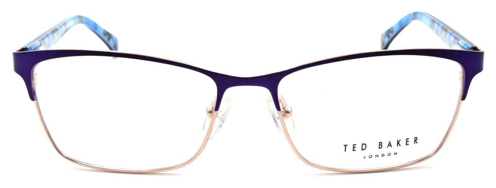 2-Ted Baker Luna 2231 665 Women's Eyeglasses Frames 53-15-135 Navy Blue / Gold-4894327181247-IKSpecs