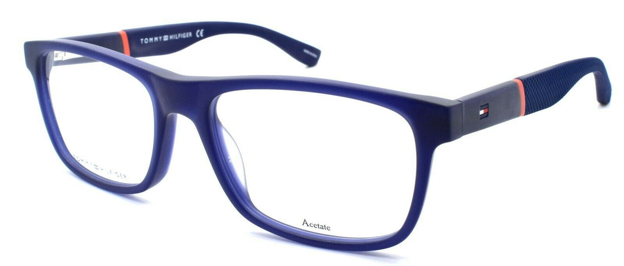 1-TOMMY HILFIGER TH 1282 6Z1 Men's Eyeglasses Frames 52-17-140 Matte Blue-716736003016-IKSpecs