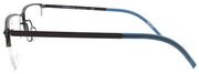 3-Flexon B2030 034 Men's Eyeglasses Dark Gunmetal 54-18-145 Flexible Titanium-883900204576-IKSpecs