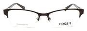 2-Fossil FOS 7000 0EG Women's Eyeglasses Frames Half-rim 53-17-140 Brown Havana-762753772756-IKSpecs