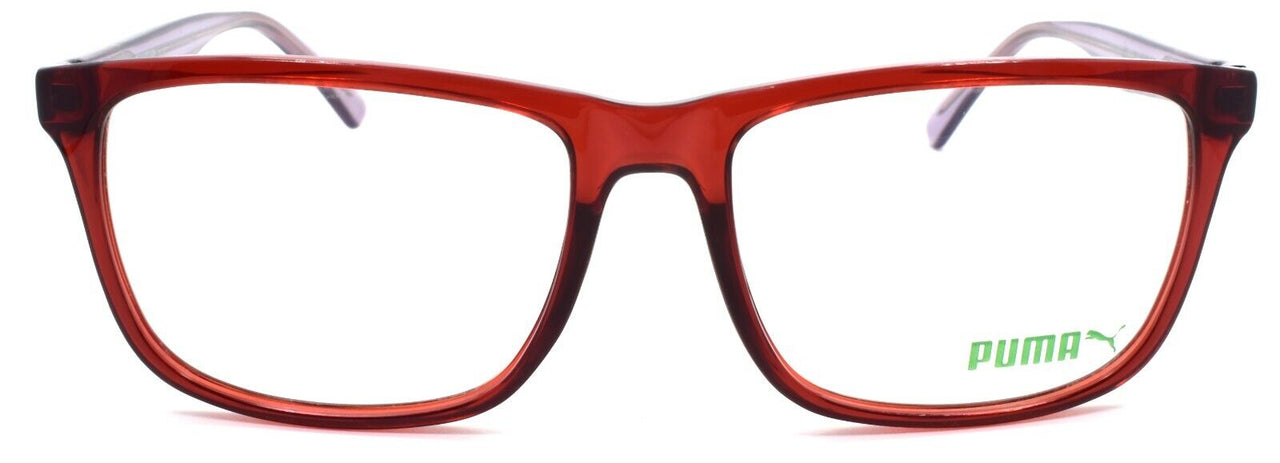 2-PUMA PE0035O 006 Men's Eyeglasses Frames 56-17-145 Burgundy / Grey-889652119663-IKSpecs