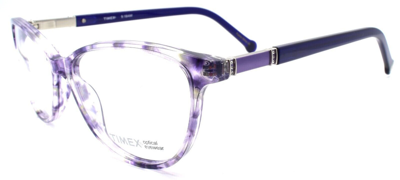 1-Timex 9:18 AM Women's Eyeglasses Frames Large 56-16-145 Water Lily Lilac-715317151887-IKSpecs
