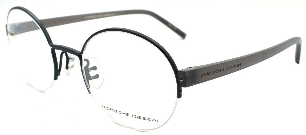 1-Porsche Design P8350 C Eyeglasses Frames Half-rim Round 50-22-145 Blue-4046901618247-IKSpecs