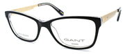 1-GANT GA4060 001 Women's Eyeglasses Frames Petite 50-16-135 Black / Gold-664689886913-IKSpecs