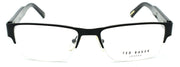 2-Ted Baker Capital 4213 001 Men's Eyeglasses Frames Half-rim 52-17-140 Black-4894327031702-IKSpecs