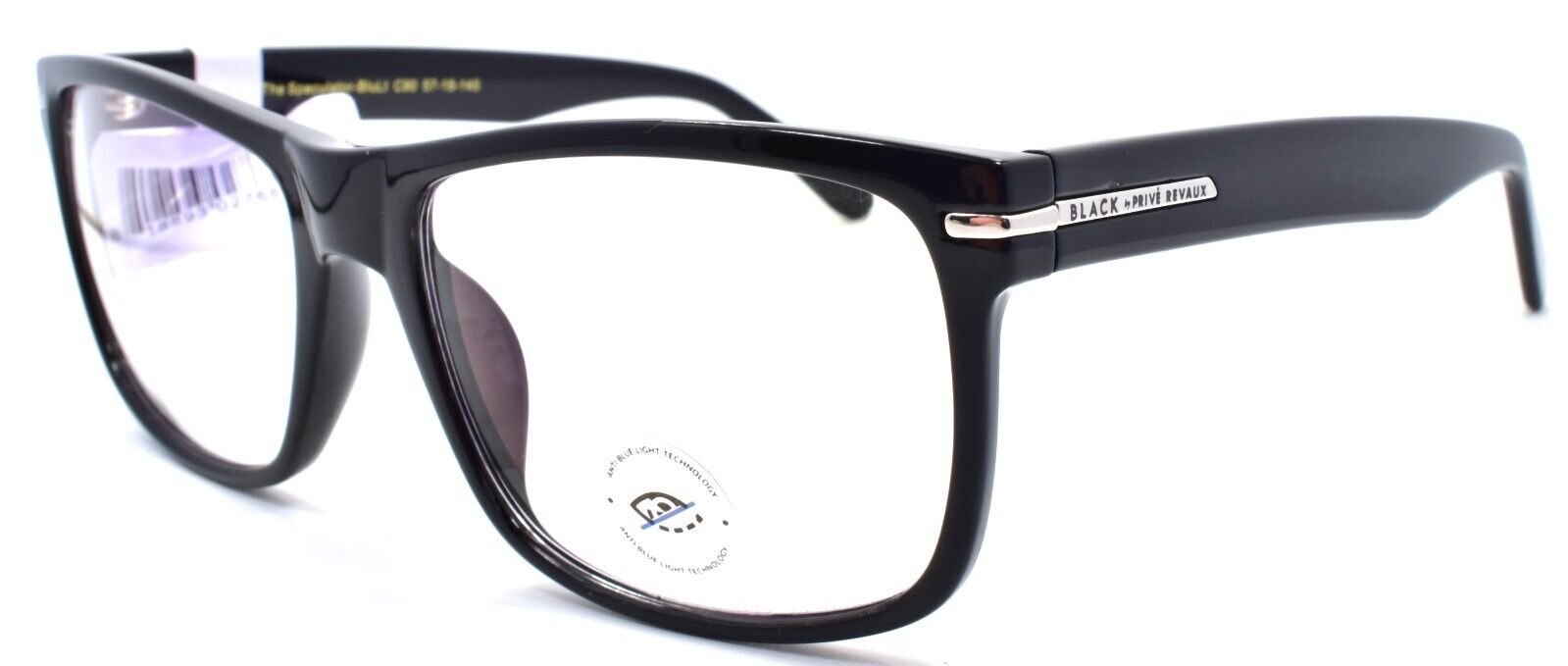 1-Prive Revaux The Speculator Eyeglasses Blue Light Blocking RX-ready Black-818893027680-IKSpecs