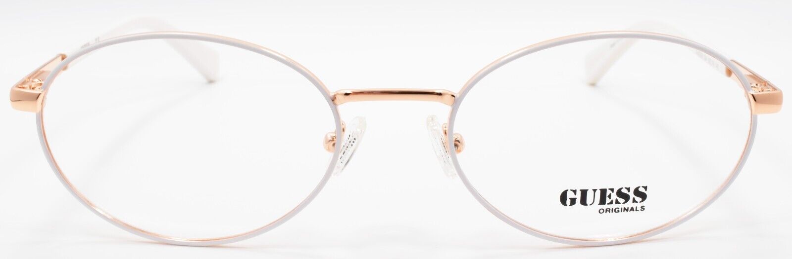 2-GUESS GU8239 024 Eyeglasses Frames 55-19-140 White / Rose Gold-889214282590-IKSpecs