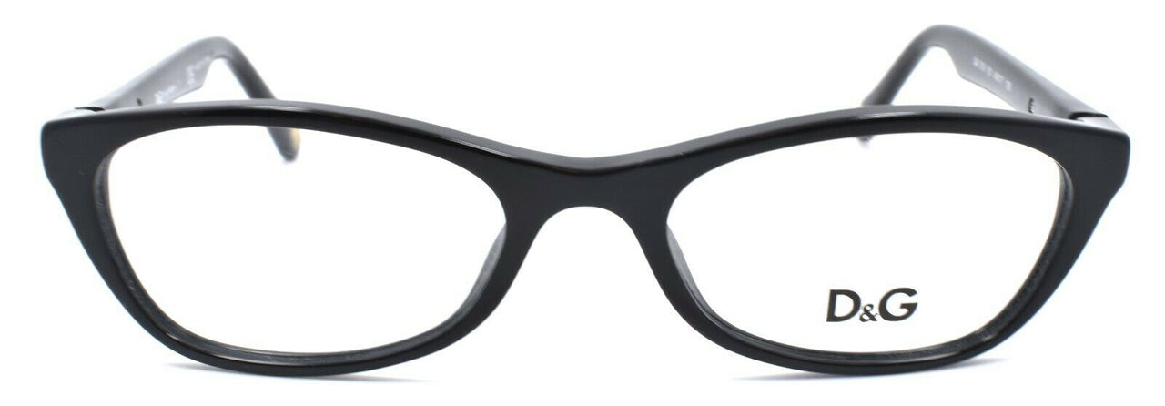 2-Dolce & Gabbana D&G 1218 501 Women's Eyeglasses Frames 49-17-135 Black-679420421582-IKSpecs
