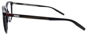 3-PUMA PU242O 001 Eyeglasses Frames Round 48-20-140 Black / Ruthenium-889652221113-IKSpecs