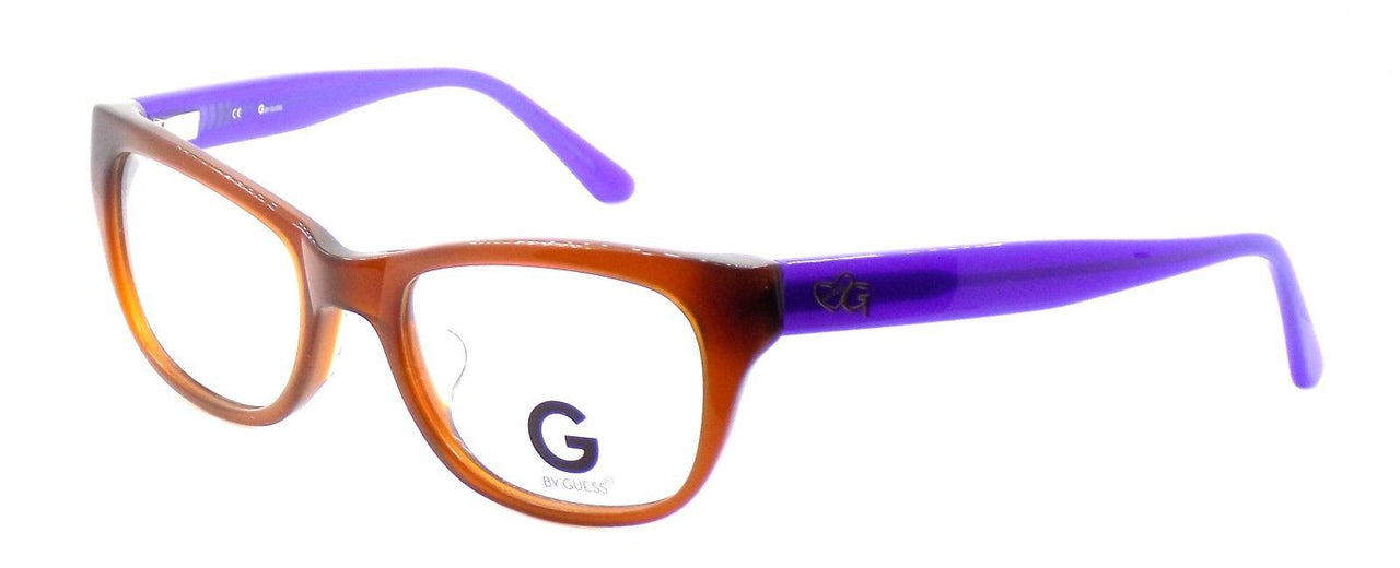 1-G by Guess GGA102 BRN Women's ASIAN FIT Eyeglasses Frames 52-19-135 Brown + CASE-715583637894-IKSpecs
