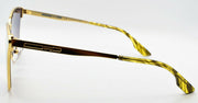 3-McQ Alexander McQueen MQ0087S 006 Women's Sunglasses Cat-eye Gold / Mirrored-889652092461-IKSpecs