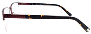 3-Timex 4:17 PM Men's Eyeglasses Frames Half-rim 56-18-145 Brown-715317152259-IKSpecs