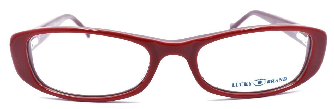 LUCKY BRAND Spark Plug Kids Girls Eyeglasses Frames 49-16-130 Red + CASE