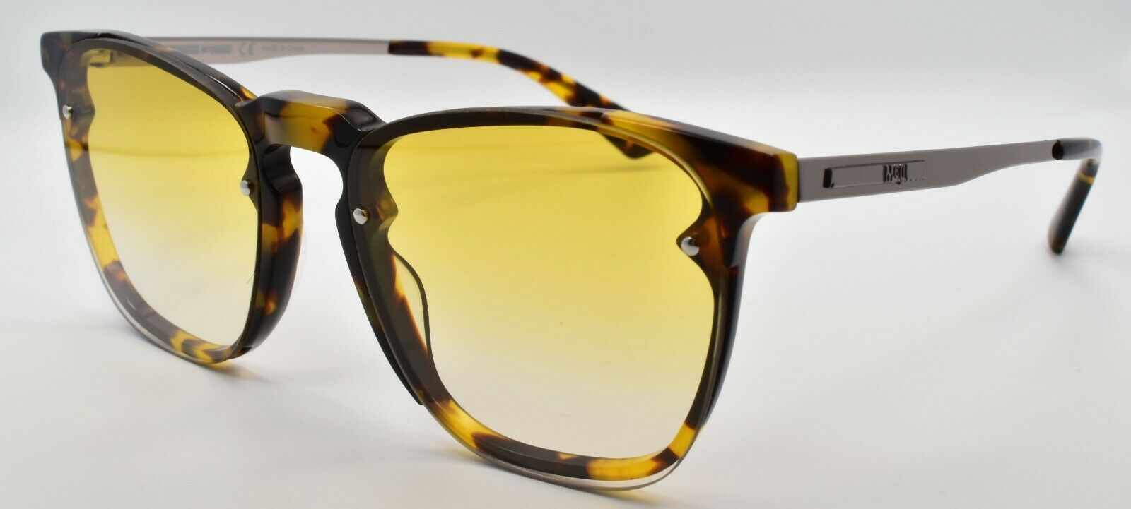 1-McQ Alexander McQueen MQ0134S 005 Unisex Sunglasses Havana / Yellow Gradient-889652145877-IKSpecs