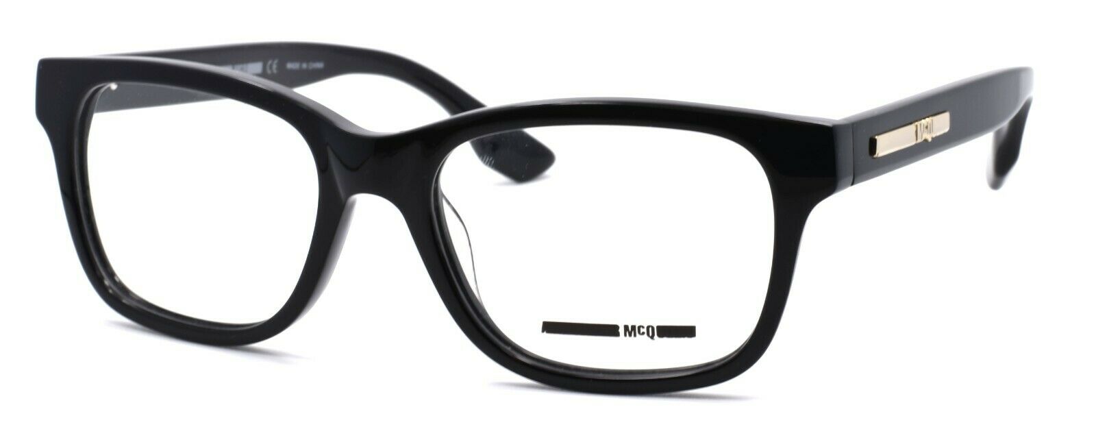 1-McQ Alexander McQueen MQ0032O 001 Women's Eyeglasses Frames 51-18-145 Black-889652011448-IKSpecs