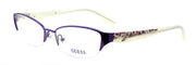1-GUESS GU2327 PUR Women's Half-Rim Eyeglasses Frames 54-17-135 Purple + CASE-715583619487-IKSpecs
