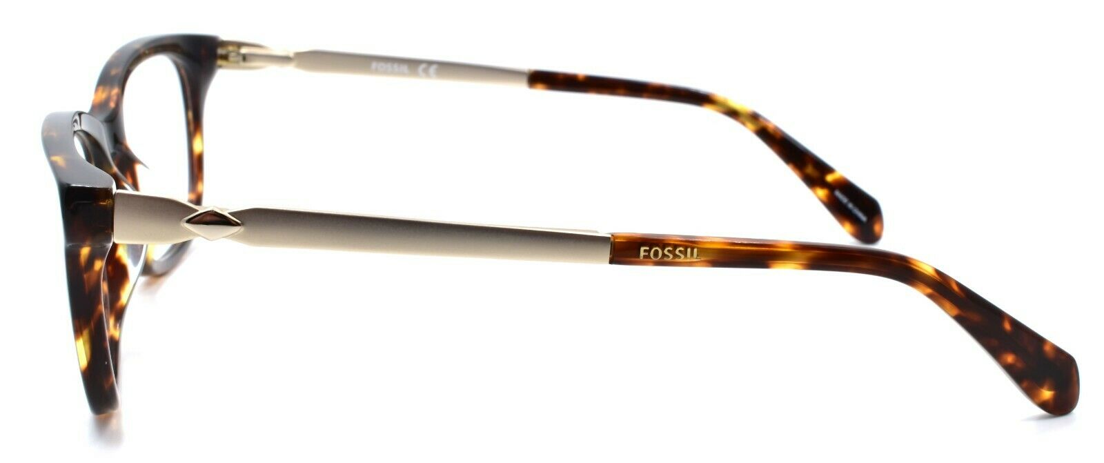 3-Fossil FOS 7025 086 Women's Eyeglasses Frames 50-15-140 Dark Havana-716736029221-IKSpecs