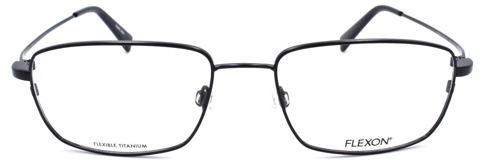 4-Flexon FLX 907 MAG 001 Men's Eyeglasses Black 56-18-145 + Clip On Sunglasses-883900203708-IKSpecs