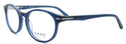 1-GANT GA3060 091 Men's Eyeglasses Frames Round 48-17-140 Matte Blue-664689694419-IKSpecs