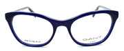 2-GANT GA4084 090 Women's Eyeglasses Frames Cat Eye Petite 50-18-140 Blue-664689974641-IKSpecs