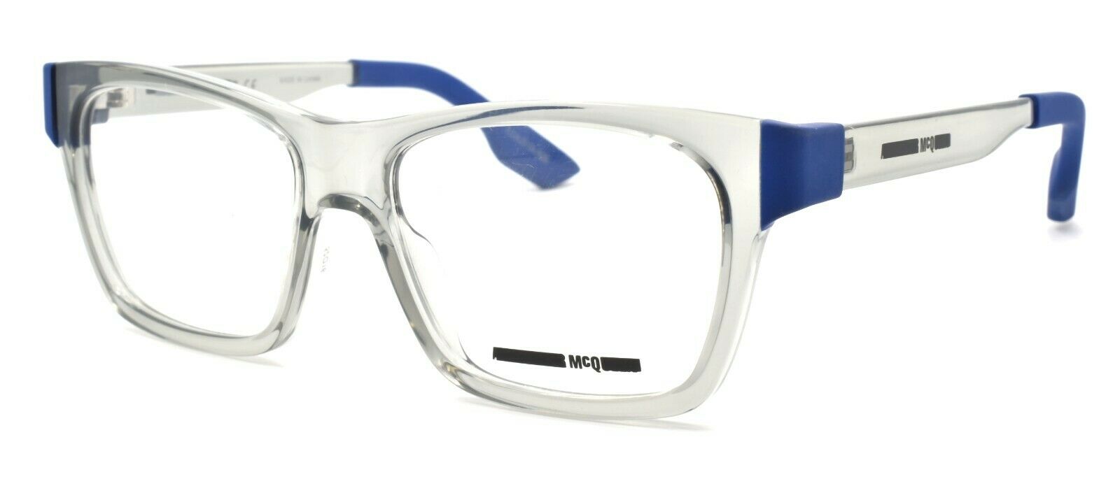 1-McQ Alexander McQueen MQ0015O 002 Women's Eyeglasses 52-16-140 Crystal Grey-889652002385-IKSpecs