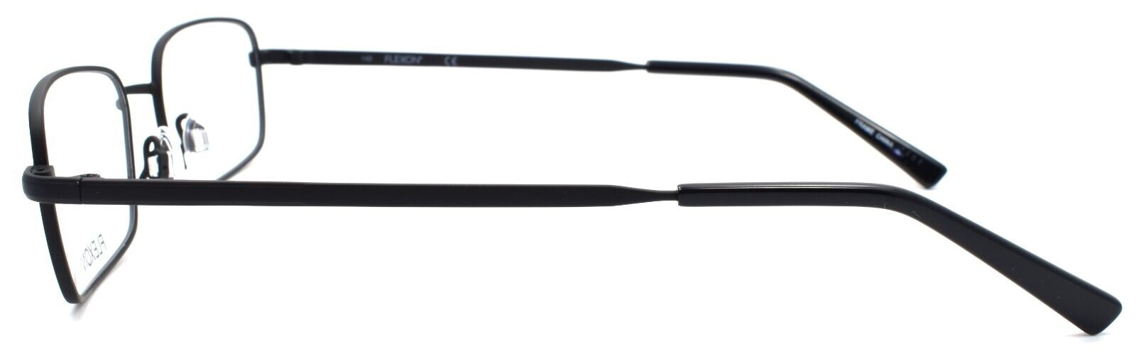 3-Flexon H6051 001 Men's Eyeglasses Frames 53-18-145 Black Flexible Titanium-886895485548-IKSpecs